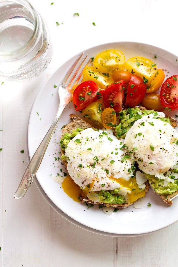 poached egg and avocado toast